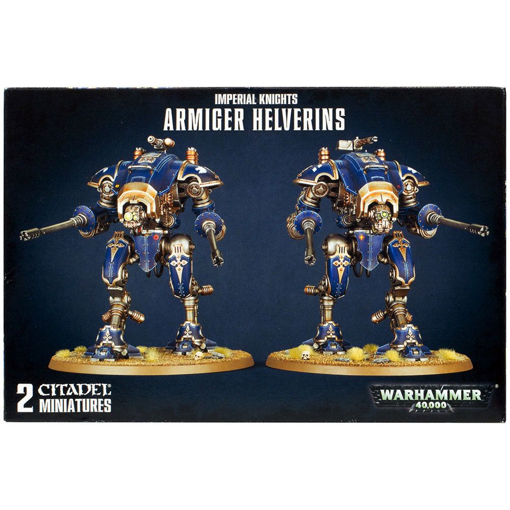 Набор миниатюр Warhammer Games Workshop Imperial Knights: Armiger Helverins 54-13
