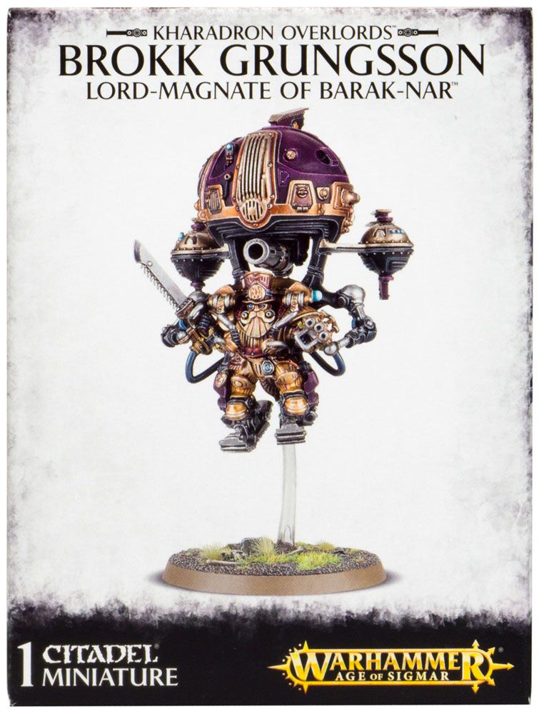 

Набор миниатюр Warhammer Games Workshop, Brokk Grungsson Lord-Magnate Barak-Nar