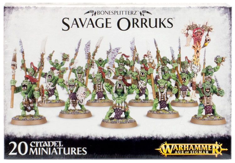 Набор миниатюр Warhammer Games Workshop Savage Orruks 89-19