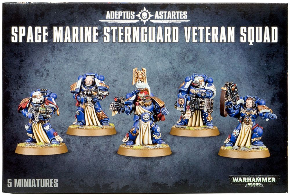 Набор миниатюр Warhammer Games Workshop Space Marine Sternguard Veteran Squad 48-19 - фото 1
