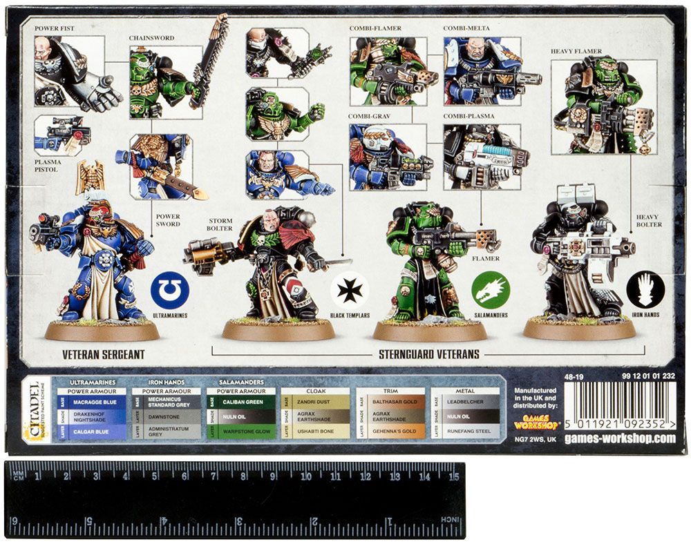 Набор миниатюр Warhammer Games Workshop Space Marine Sternguard Veteran Squad 48-19 - фото 2