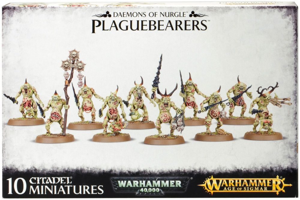 

Набор миниатюр Warhammer Games Workshop, Daemons of Nurgle Plaguebearers (2017)