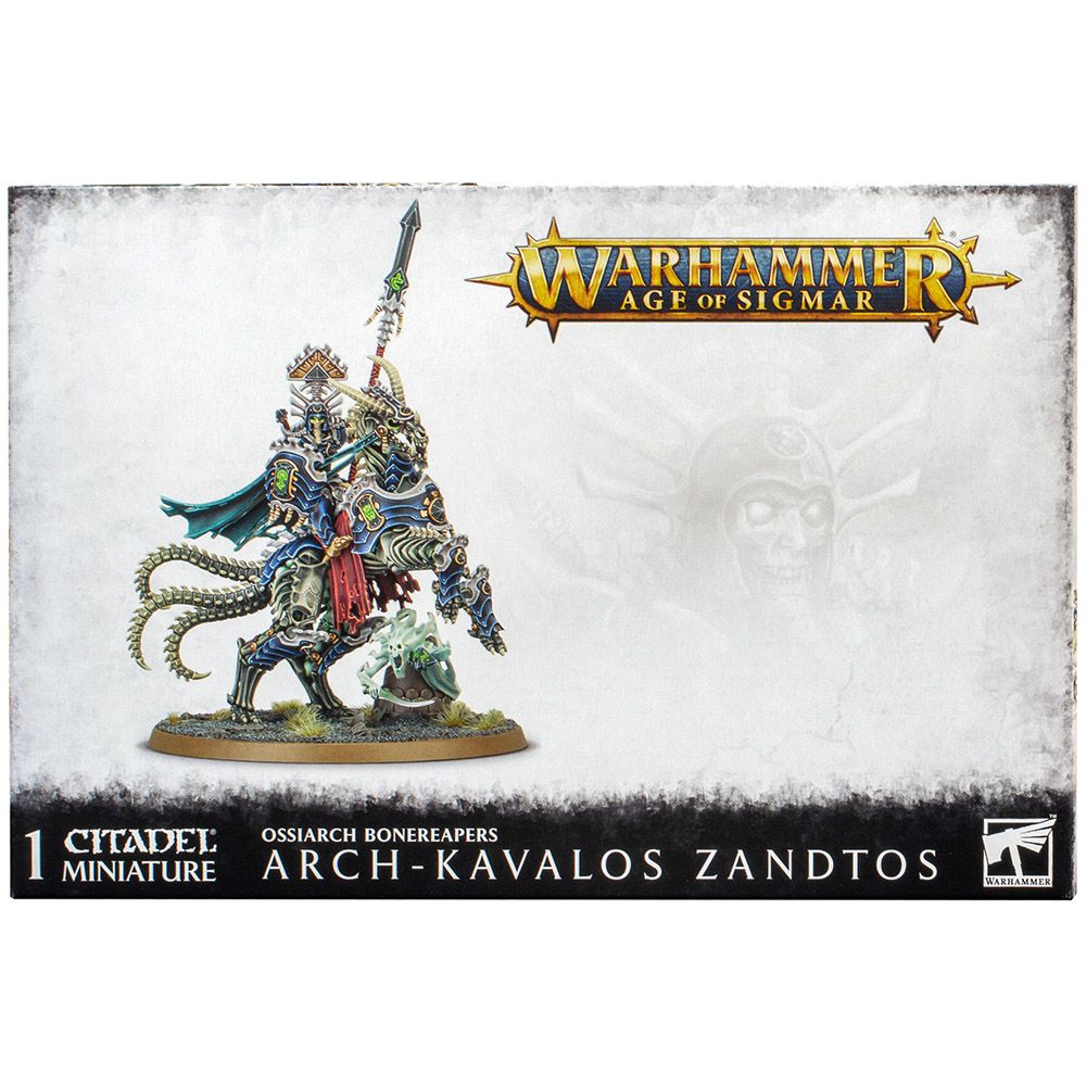 Набор миниатюр Warhammer Games Workshop Ossiarch Bonereapers Arch-Kavalos Zandtos 94-30 - фото 1