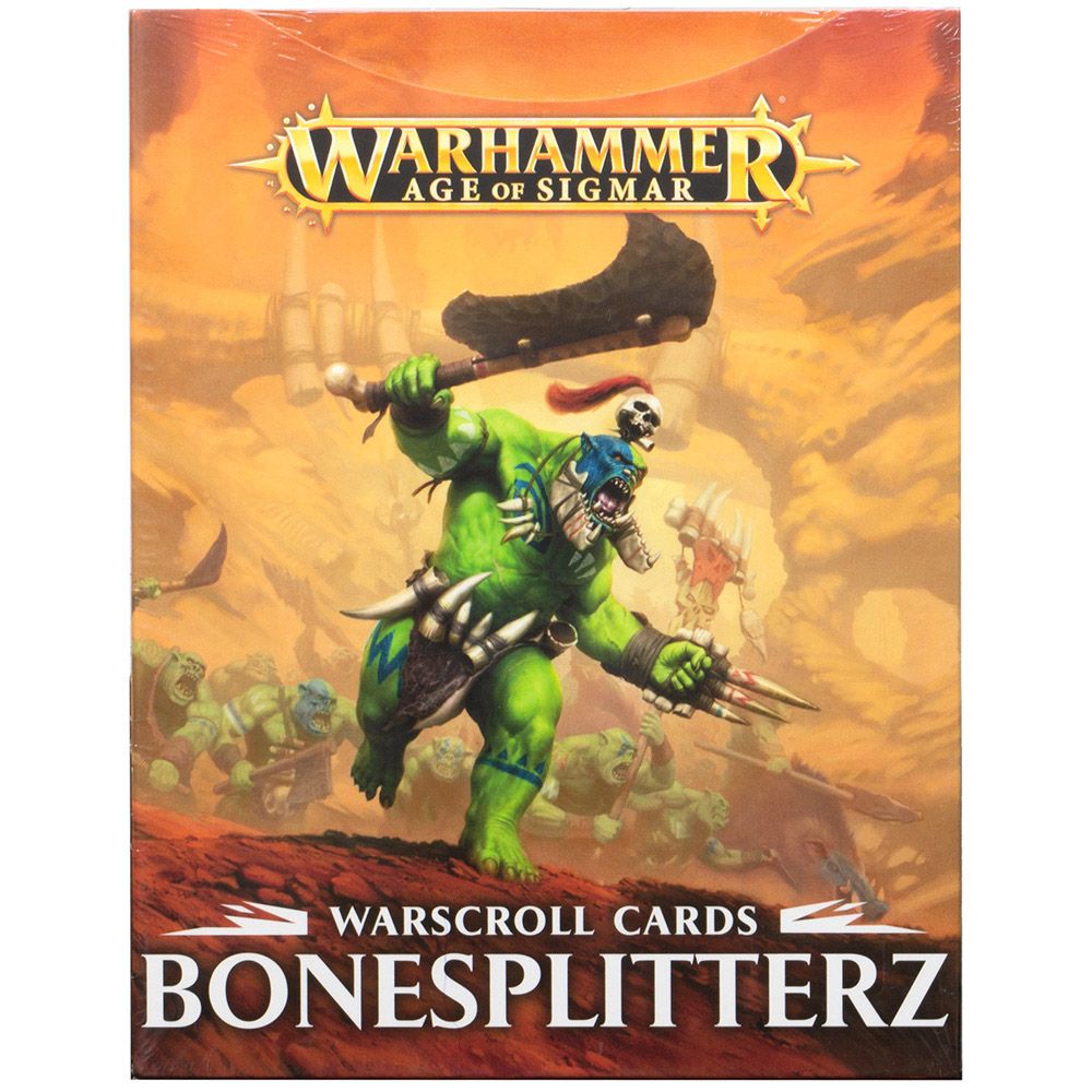 Аксессуар Games Workshop Warscroll Cards: Bonesplitterz 89-05-60 - фото 1