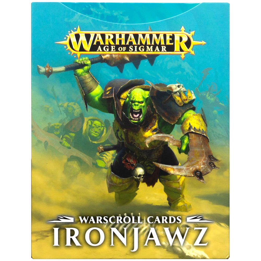 Аксессуар Games Workshop Warscroll Cards: Ironjawz 89-04-60 - фото 1