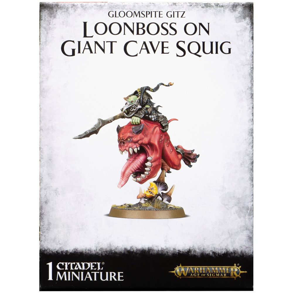 Набор миниатюр Warhammer Games Workshop Gloomspite Gitz Loonboss On Giant Cave Squig 89-35
