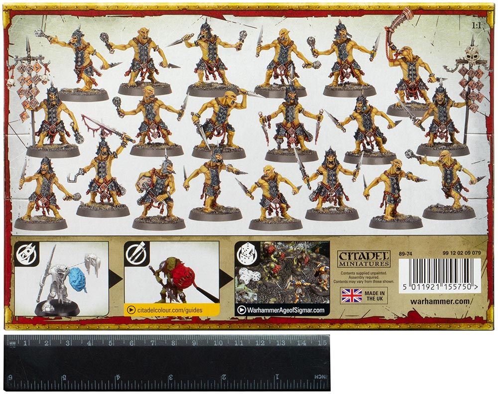 Набор миниатюр Warhammer Games Workshop Orruks Warclans: Hobgrot Slittaz 89-74 - фото 2