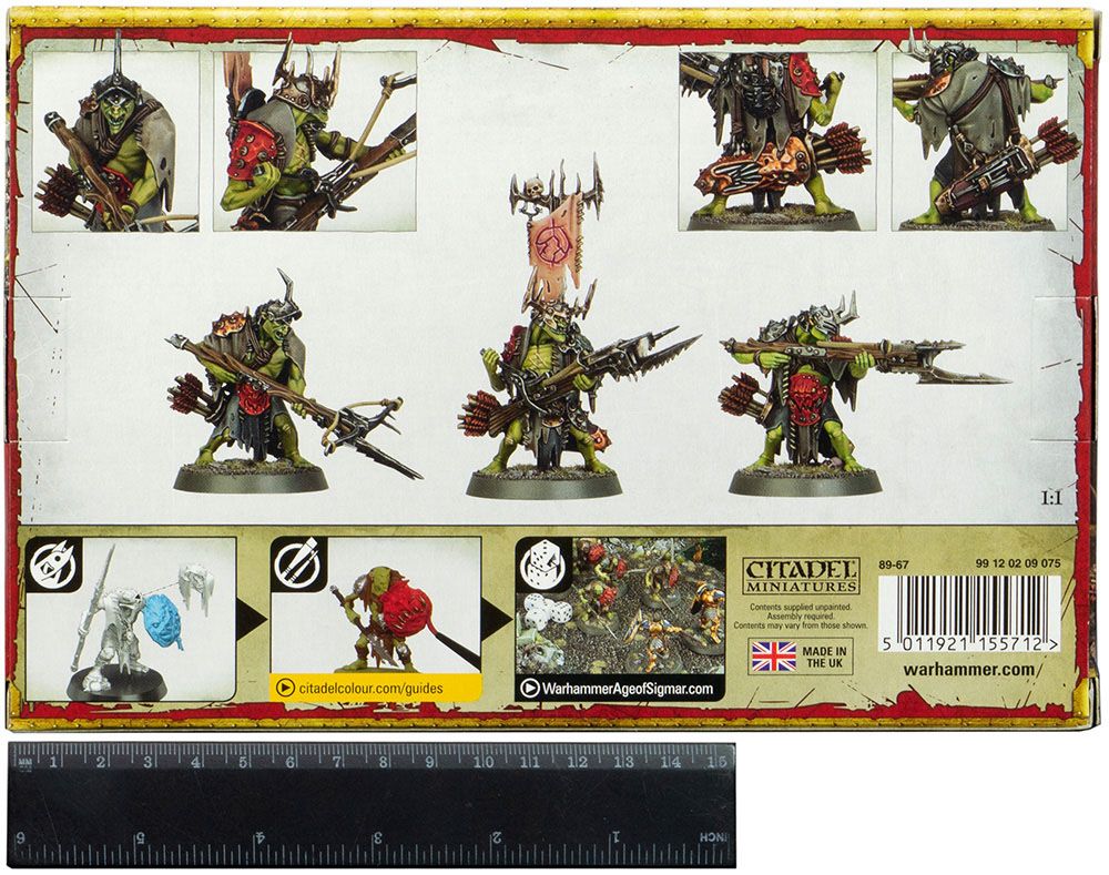 Набор миниатюр Warhammer Games Workshop Orruk Warclans: Man-skewer Boltboyz 89-67 - фото 2