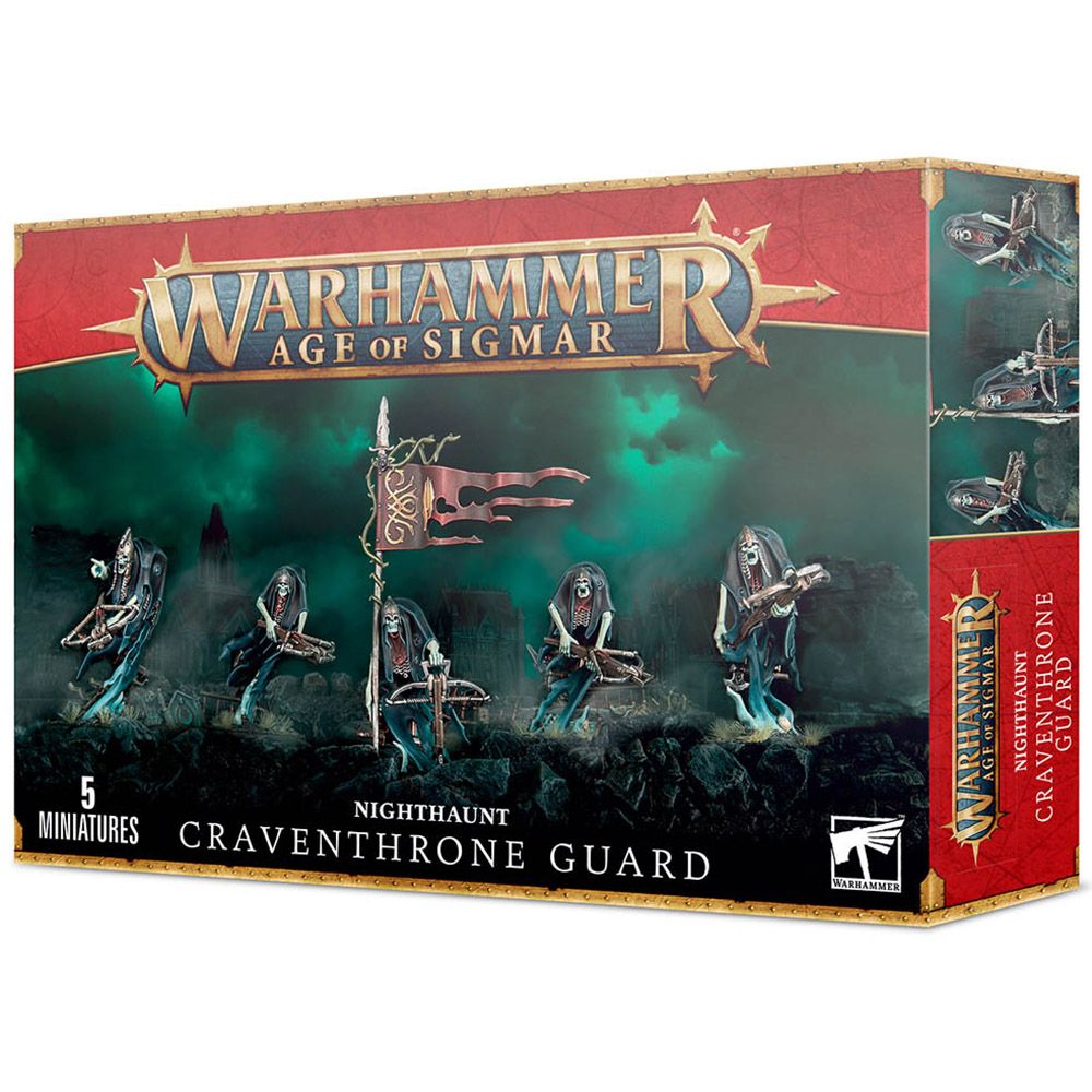 Набор миниатюр Warhammer Games Workshop Nighthaunt: Craventhrone Guard 91-66 - фото 1