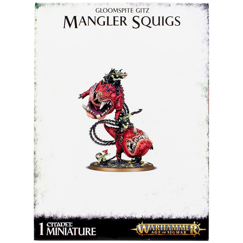 

Набор миниатюр Warhammer Games Workshop, Gloomspite Gitz Mangler Squigs