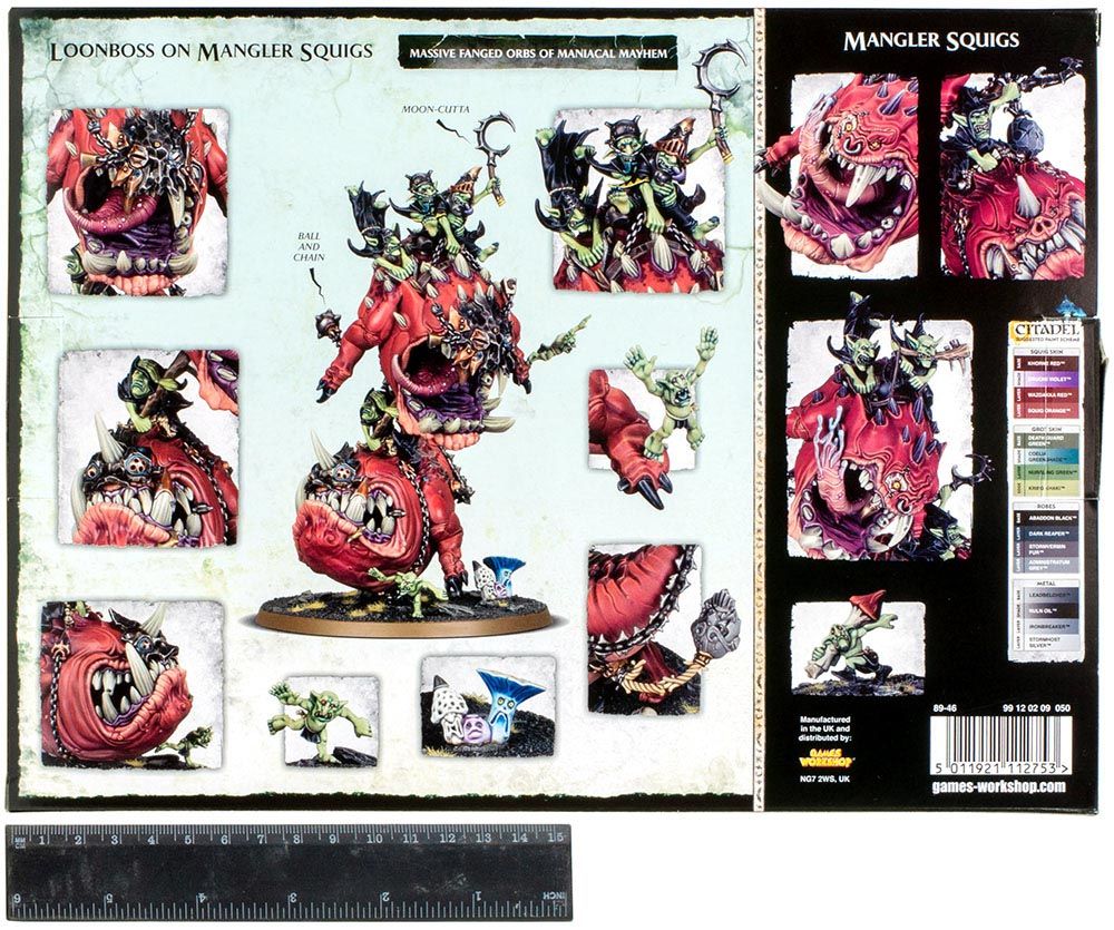 Набор миниатюр Warhammer Games Workshop Gloomspite Gitz Mangler Squigs 89-46 - фото 2