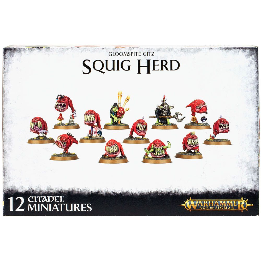 Набор миниатюр Warhammer Games Workshop Gloomspite Gitz Squig Herd 89-48
