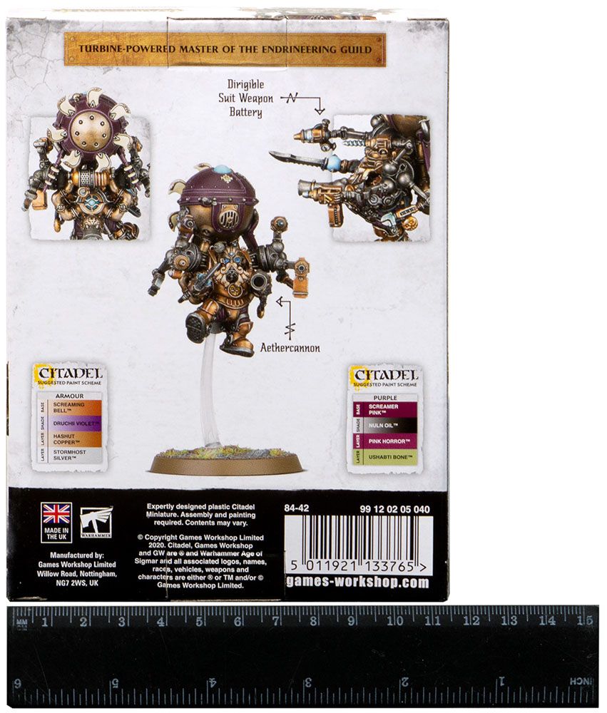 Набор миниатюр Warhammer Games Workshop Kharadron Overlords: Endrinmaster in Dirigible Suit 84-42 - фото 2