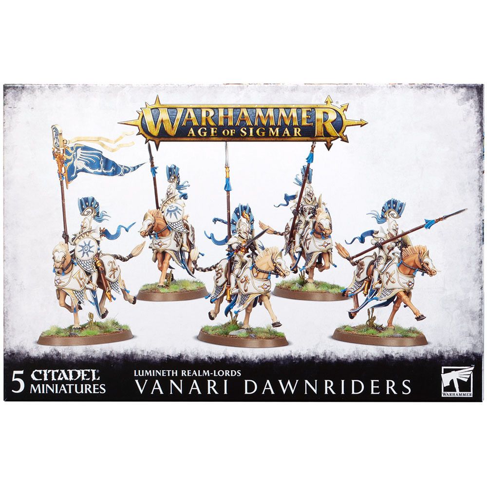 

Набор миниатюр Warhammer Games Workshop, Lumineth Realm-lords: Vanari Dawnriders