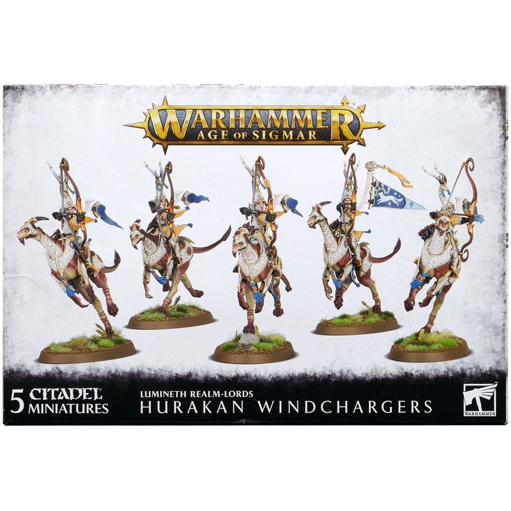 

Набор миниатюр Warhammer Games Workshop, Lumineth Realm-lords: Hurakan Windchargers