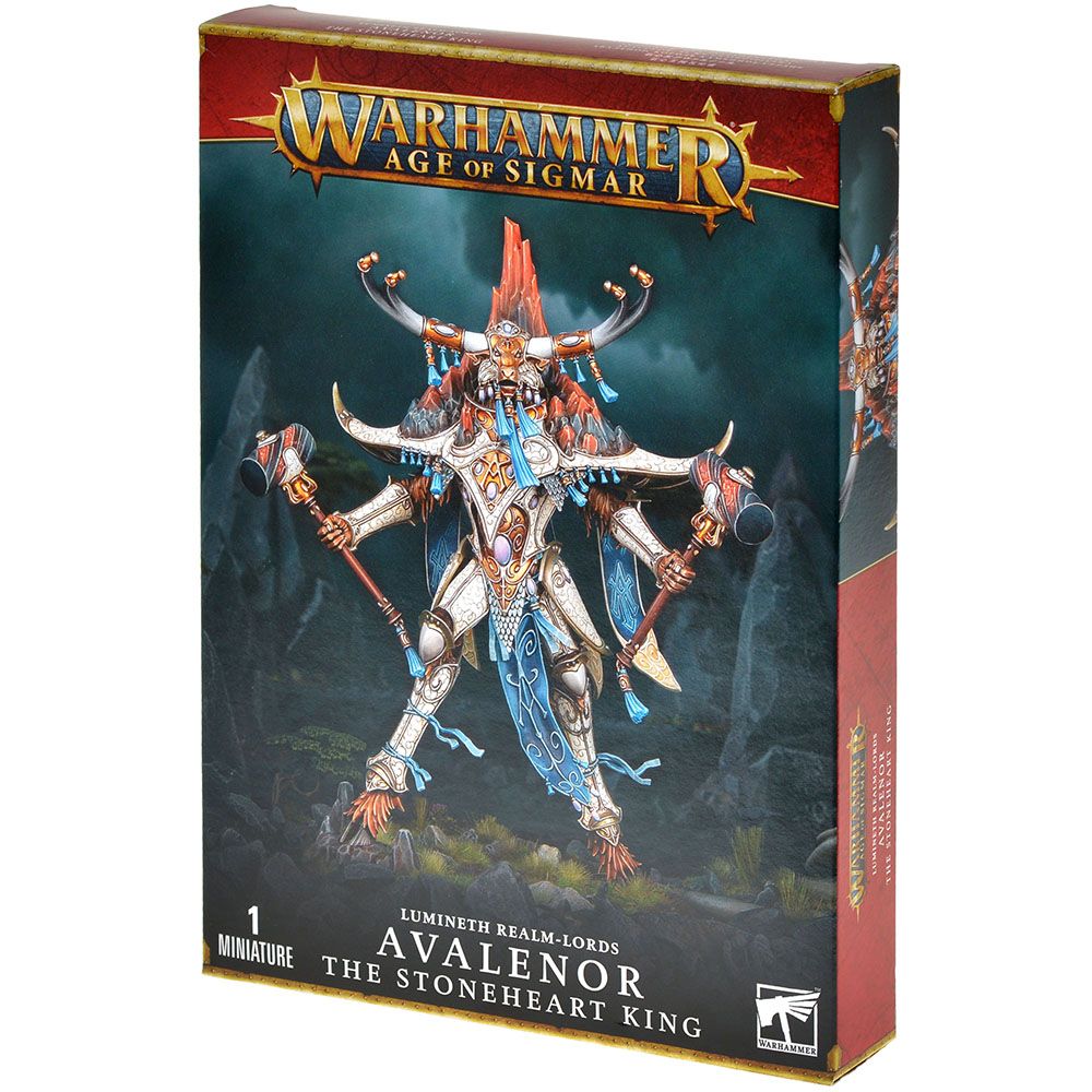 

Набор миниатюр Warhammer Games Workshop, Lumineth Realm-lords: Avalenor the Stoneheart King