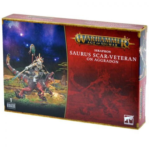 Seraphon: Saurus Scar-Veteran On Aggradon