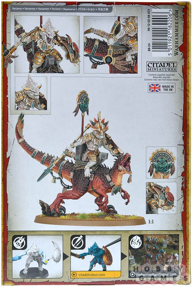 Seraphon: Saurus Scar-Veteran On Aggradon