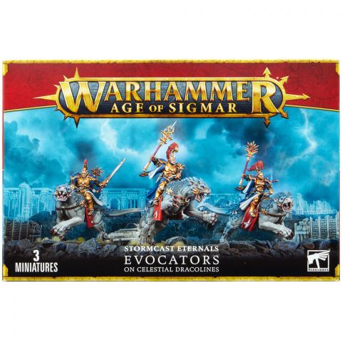 Stormcast Eternals: Evocators on Celestial Dracolines
