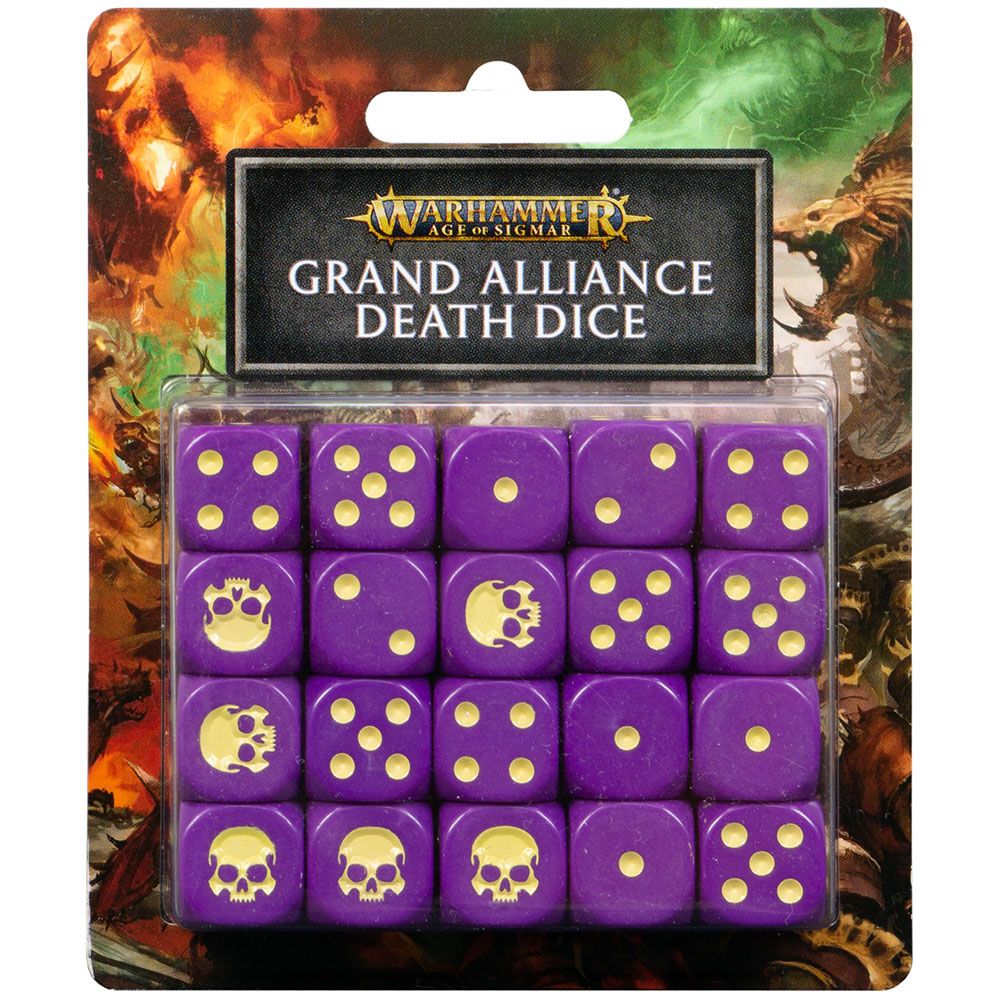 Аксессуар Games Workshop Age of Sigmar: Grand Alliance Death Dice Set 80-21