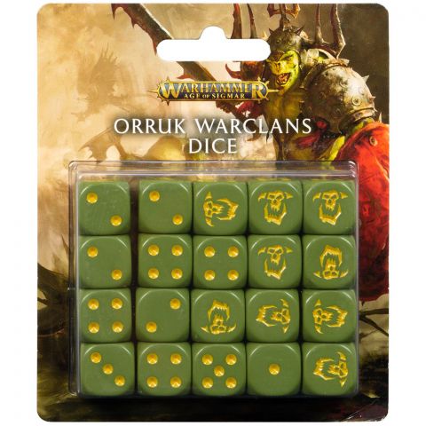 Age of Sigmar: Orruk Warclans Dice Set