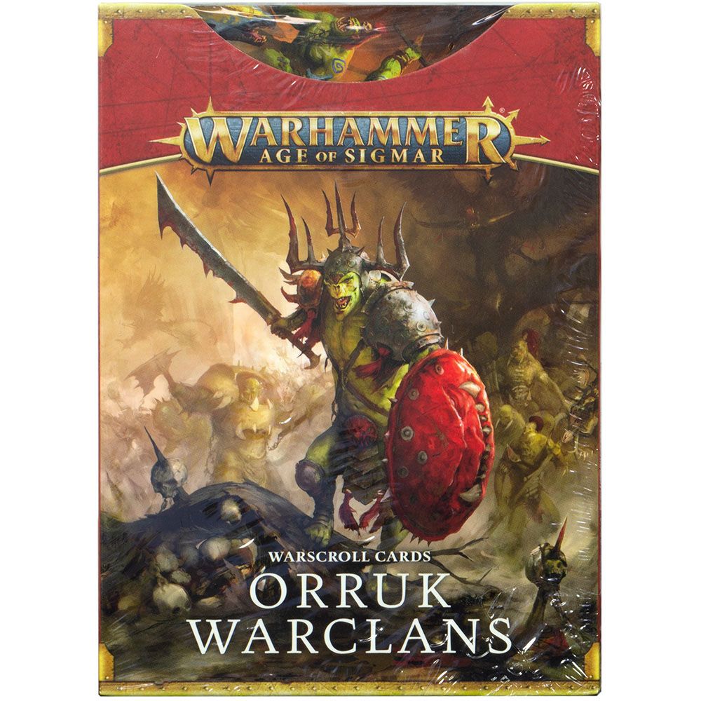Аксессуар Games Workshop Warscroll Cards: Orruk Warclans 89-04