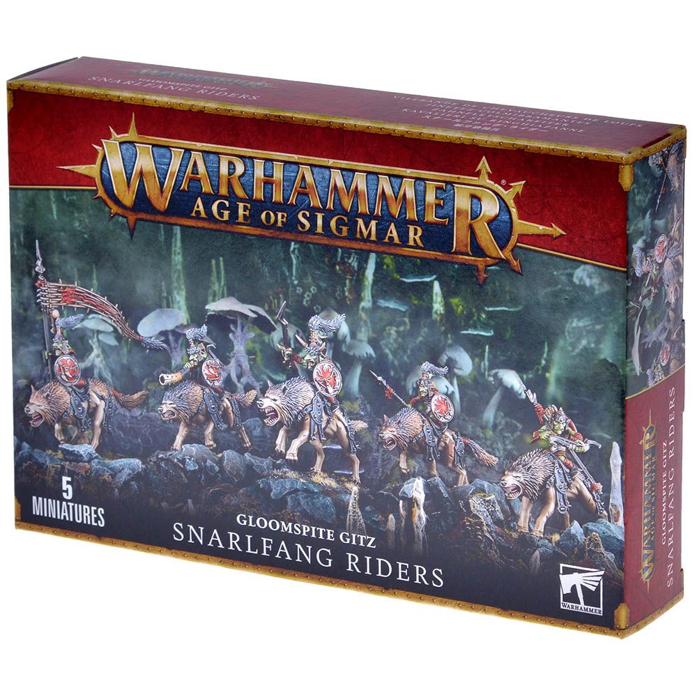 Набор миниатюр Warhammer Games Workshop Gloomspite Gitz: Snarlfang Riders 89-76