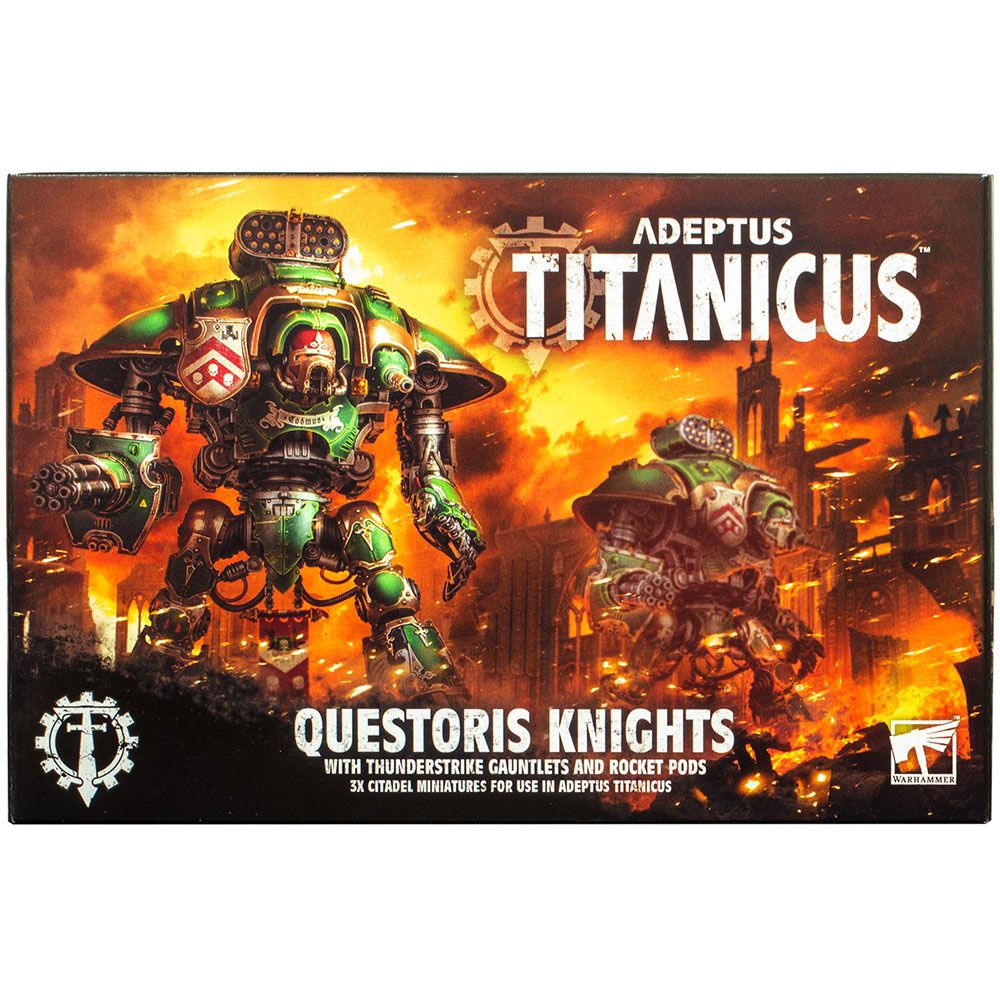 

Набор миниатюр Warhammer Games Workshop, Adeptus Titanicus Questoris Knights