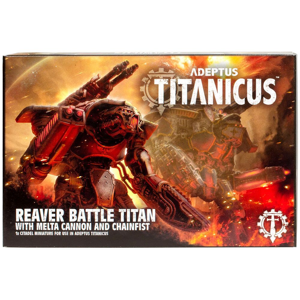 Набор миниатюр Warhammer Games Workshop Adeptus Titanicus Reaver Titan with Melta Cannon and Chainfist 400-23 - фото 1