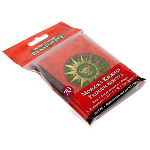 Warhammer Underworlds Beastgrave: Morgok's Krushas Premium Sleeves