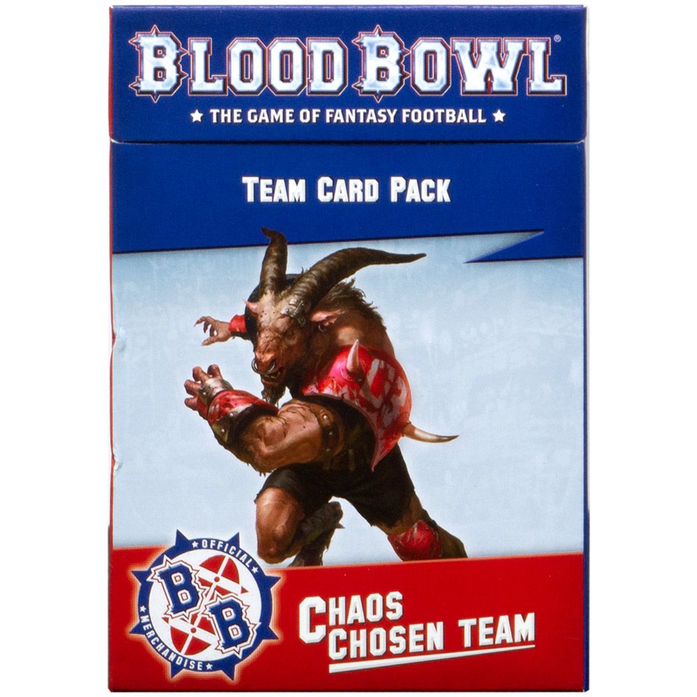Аксессуар Games Workshop Blood Bowl: Chaos Chosen Team Card Pack 200-40