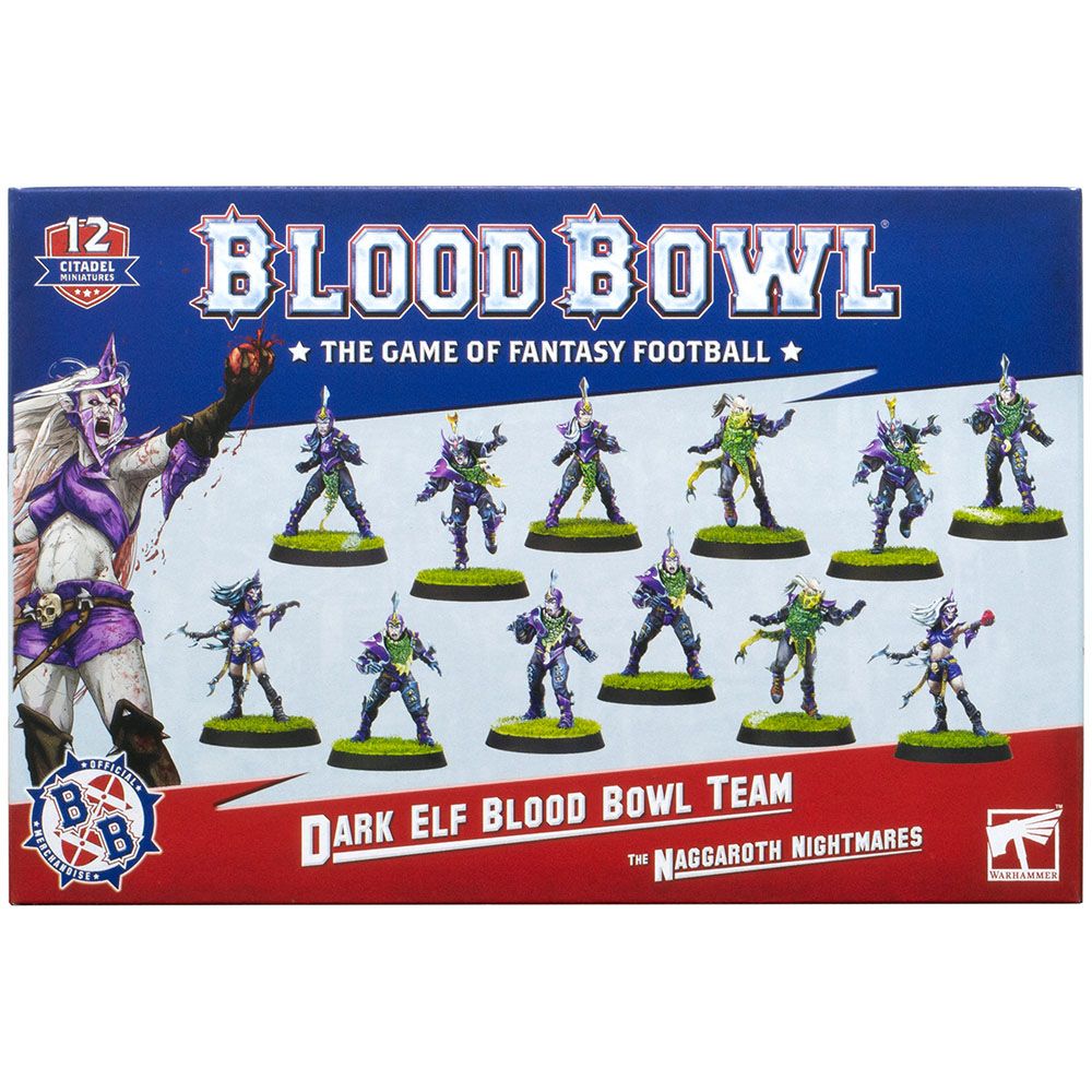 

Набор миниатюр Warhammer Games Workshop, Blood Bowl: Dark Elf Team