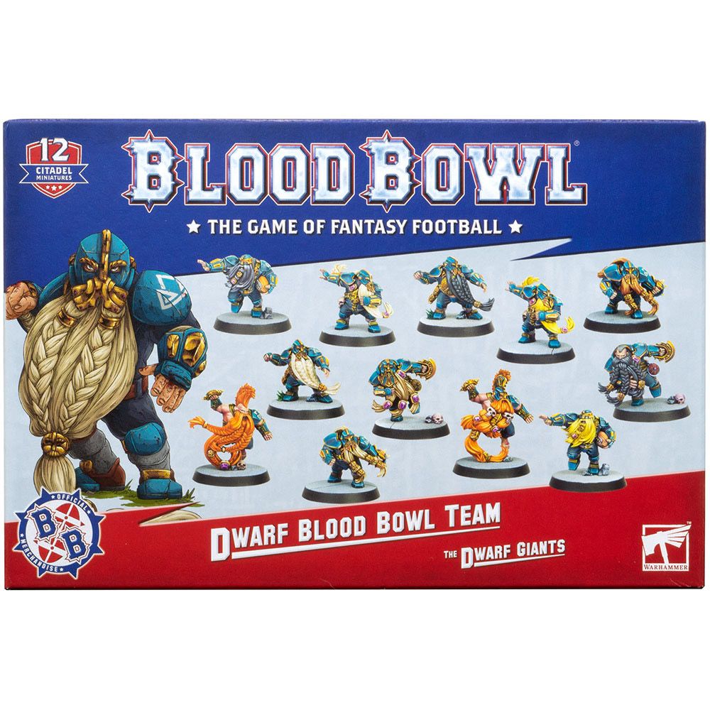 

Набор миниатюр Warhammer Games Workshop, Blood Bowl: Dwarf Team