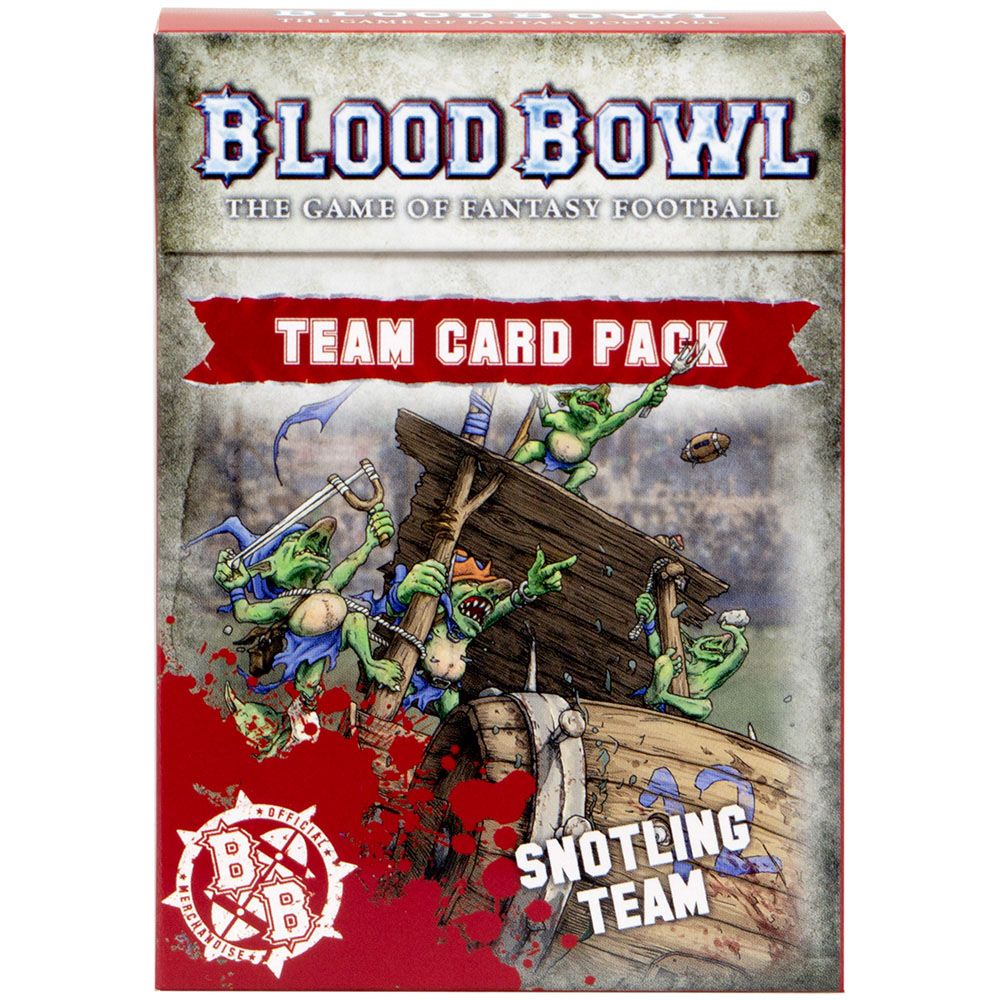 

Аксессуар Games Workshop, Blood Bowl: Snotling Team Card Pack