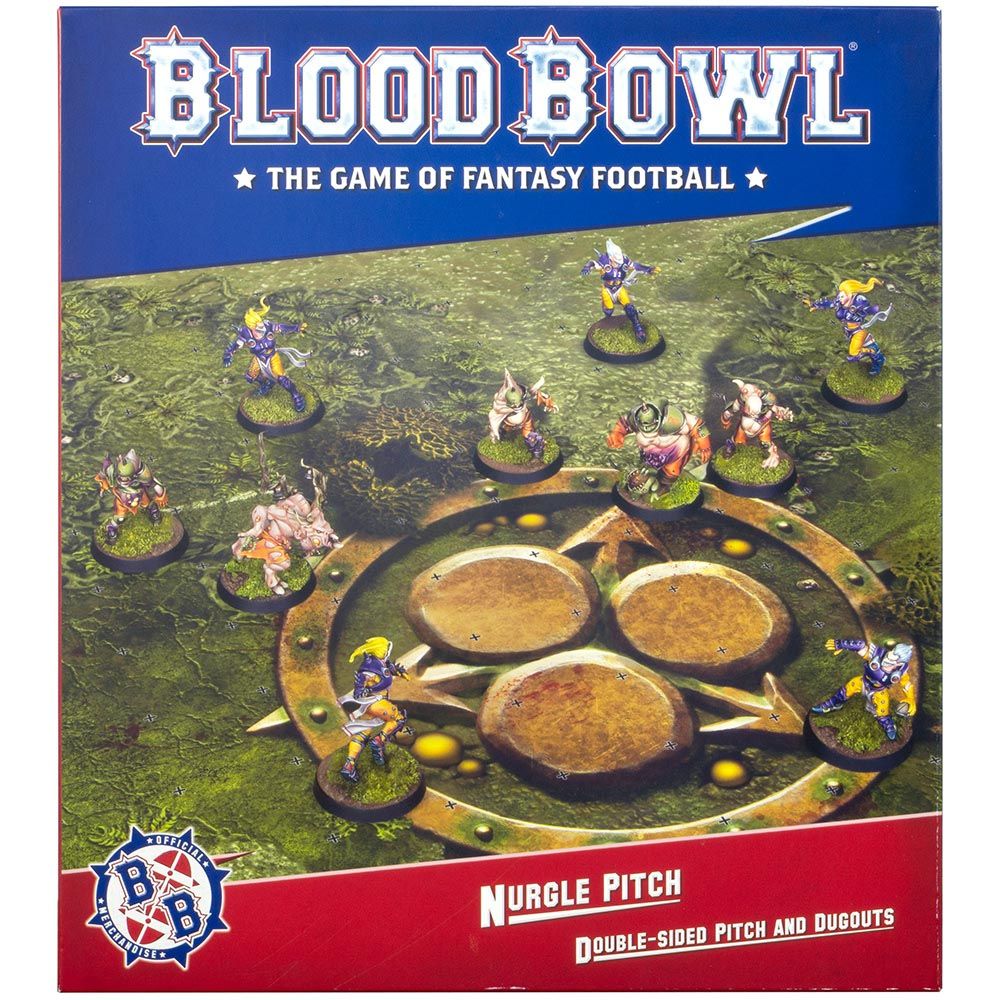 

Аксессуар Games Workshop, Blood Bowl: Nurgle Pitch and Dugouts