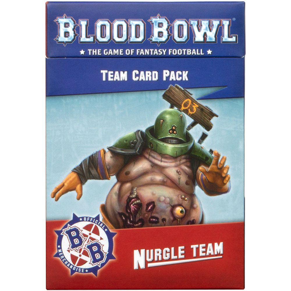 

Аксессуар Games Workshop, Blood Bowl: Nurgle Team Card Pack