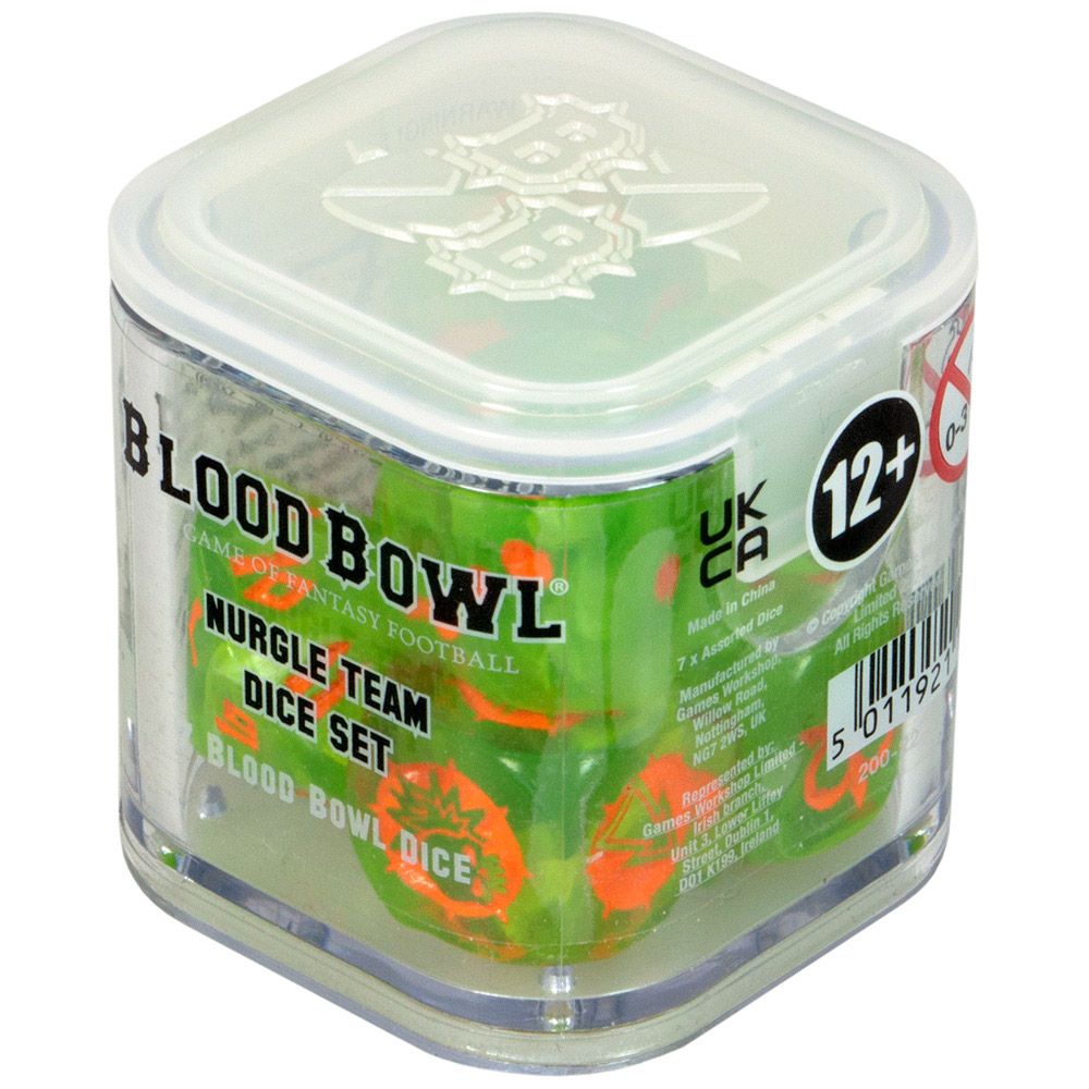 

Аксессуар Games Workshop, Blood Bowl: Nurgle Team Dice Set
