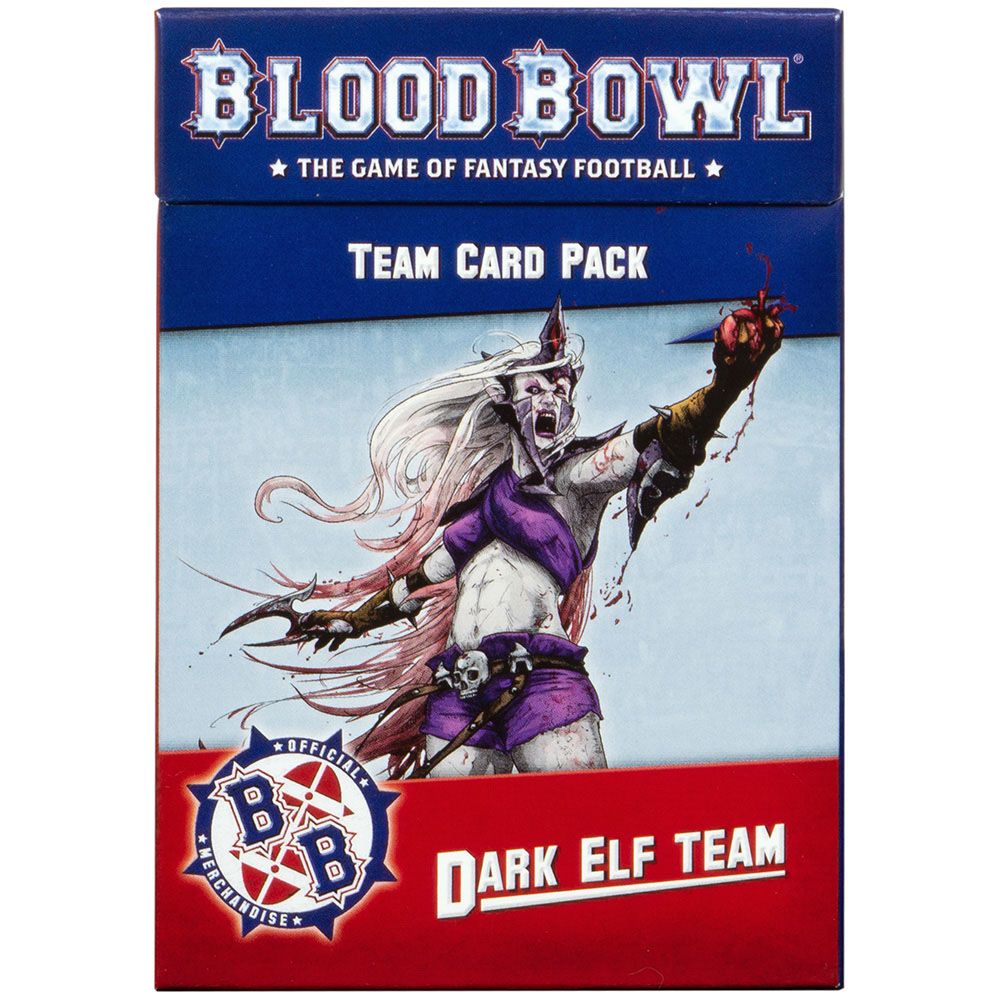 

Аксессуар Games Workshop, Blood Bowl: Dark Elf Team Card Pack