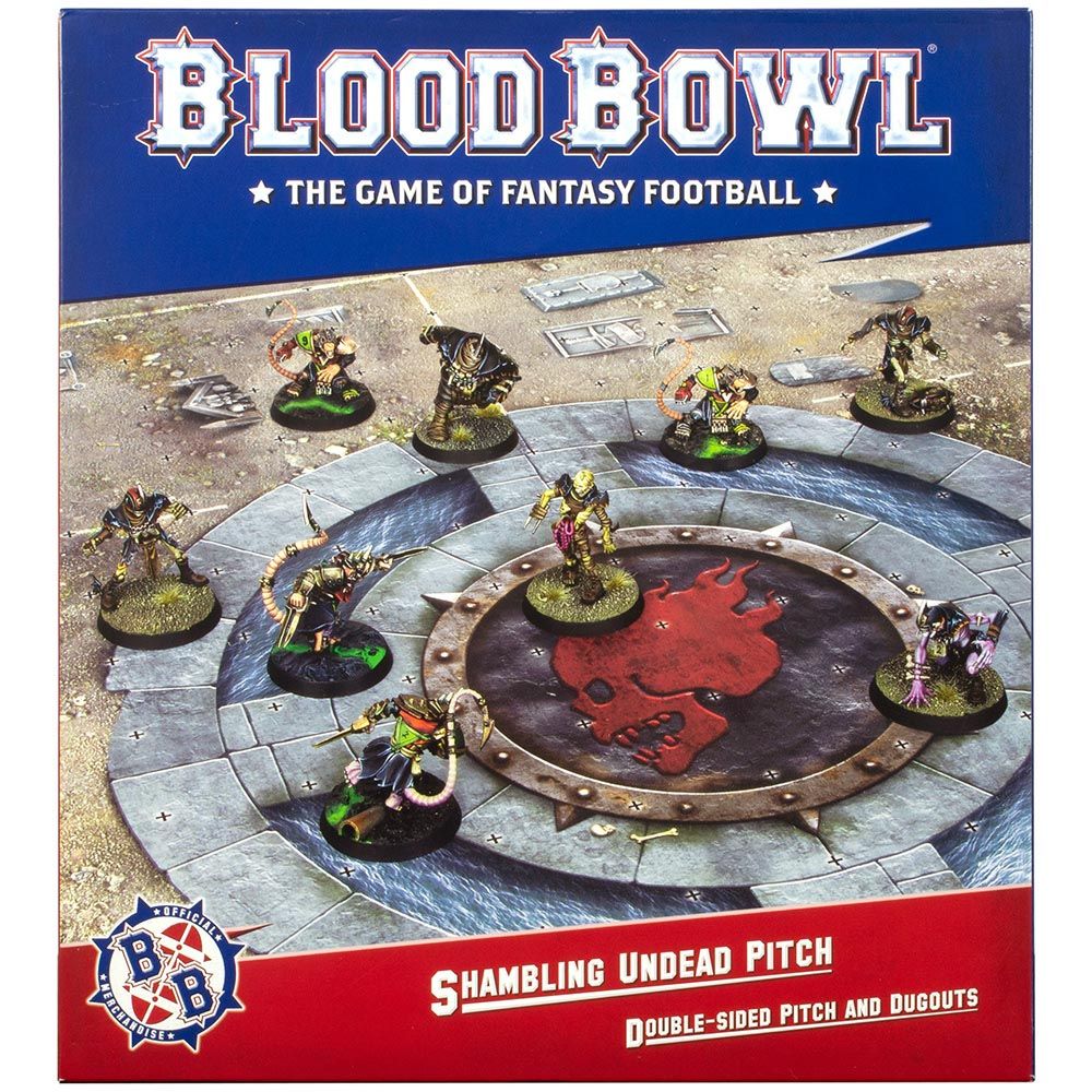 

Аксессуар Games Workshop, Blood Bowl: Shambling Undead Pitch and Dugouts