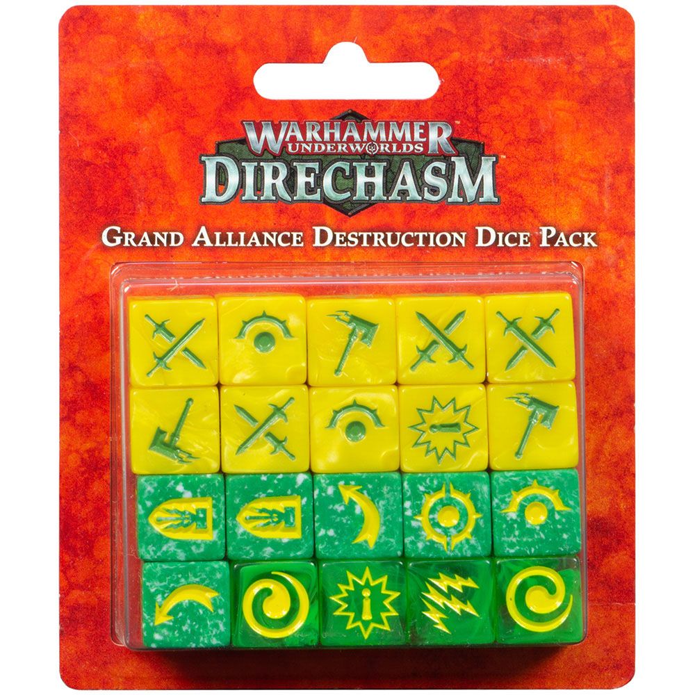 

Аксессуар Games Workshop, Warhammer Underworlds: Grand Alliance Destruction Dice Pack