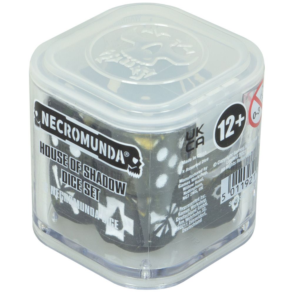 

Аксессуар Games Workshop, Necromunda: House of Shadow Dice Set
