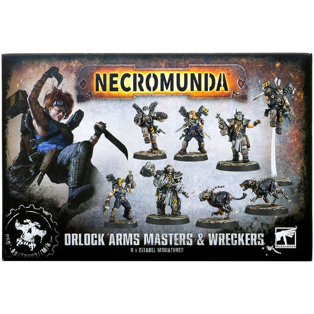 

Набор миниатюр Warhammer Games Workshop, Necromunda: Orlock Arms Masters and Wreckers