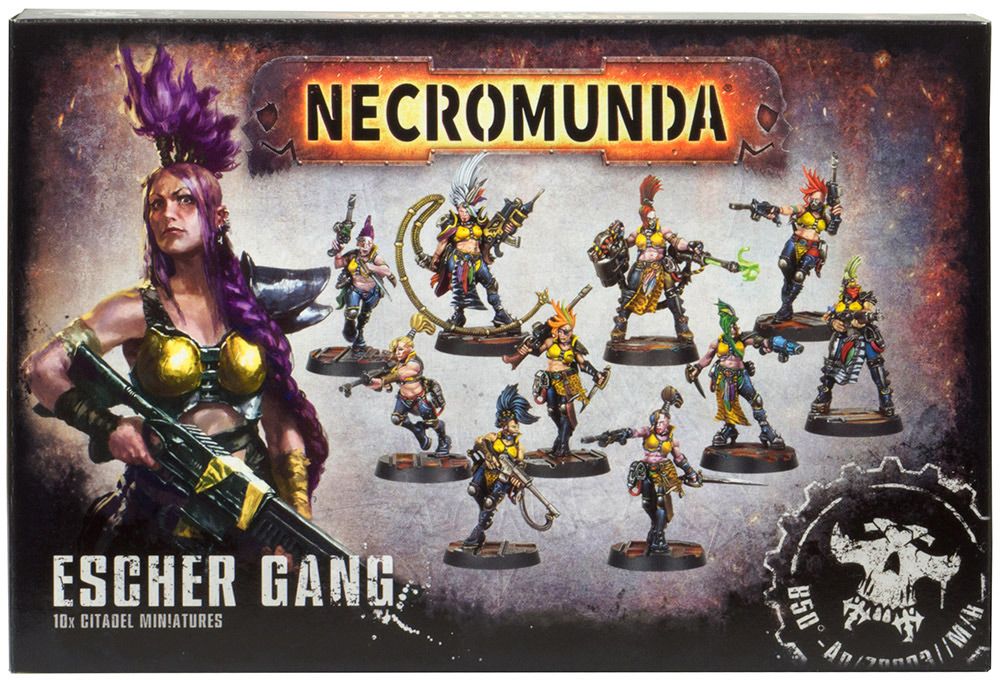 

Набор миниатюр Warhammer Games Workshop, Necromunda: Escher Gang