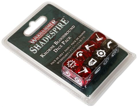 Warhammer Underworlds Shadespire: Khorne Bloodbound Dice