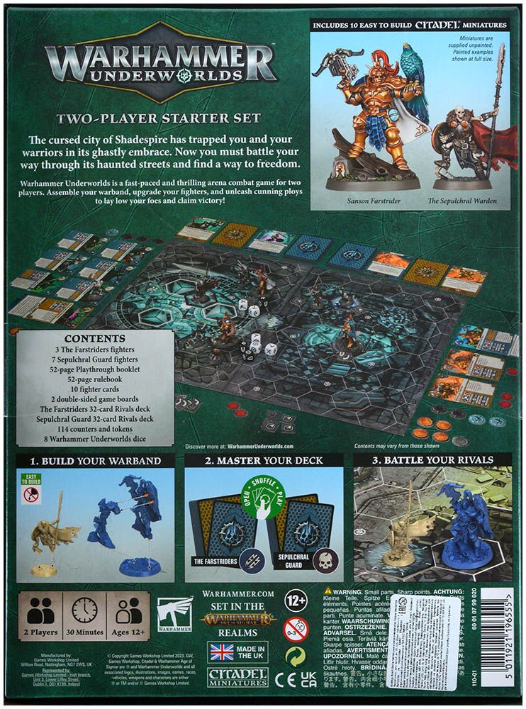 Набор миниатюр Warhammer Games Workshop Warhammer Underworlds: Starter Set 110-01 - фото 3