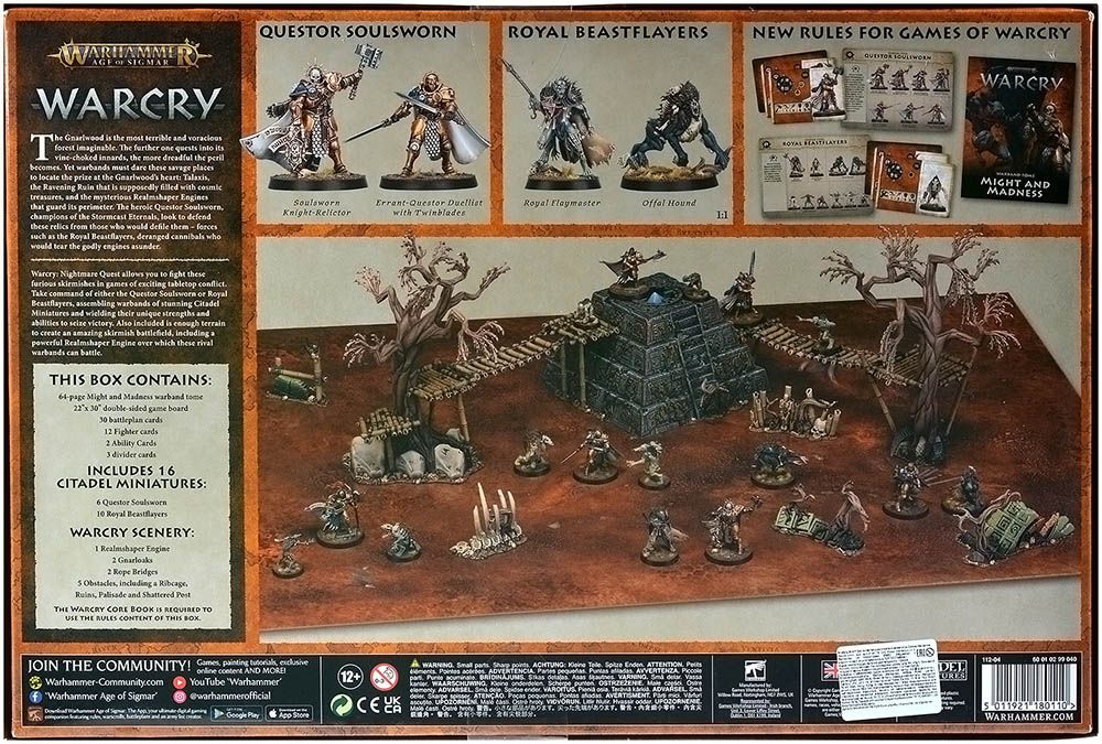 Набор миниатюр Warhammer Games Workshop Warcry: Nightmare Quest 112-04 - фото 3