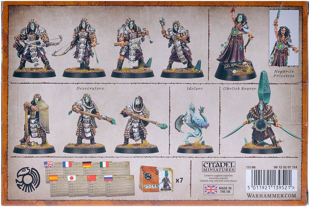 Набор миниатюр Warhammer Games Workshop Warcry: The Jade Obelisk 111-96 - фото 3