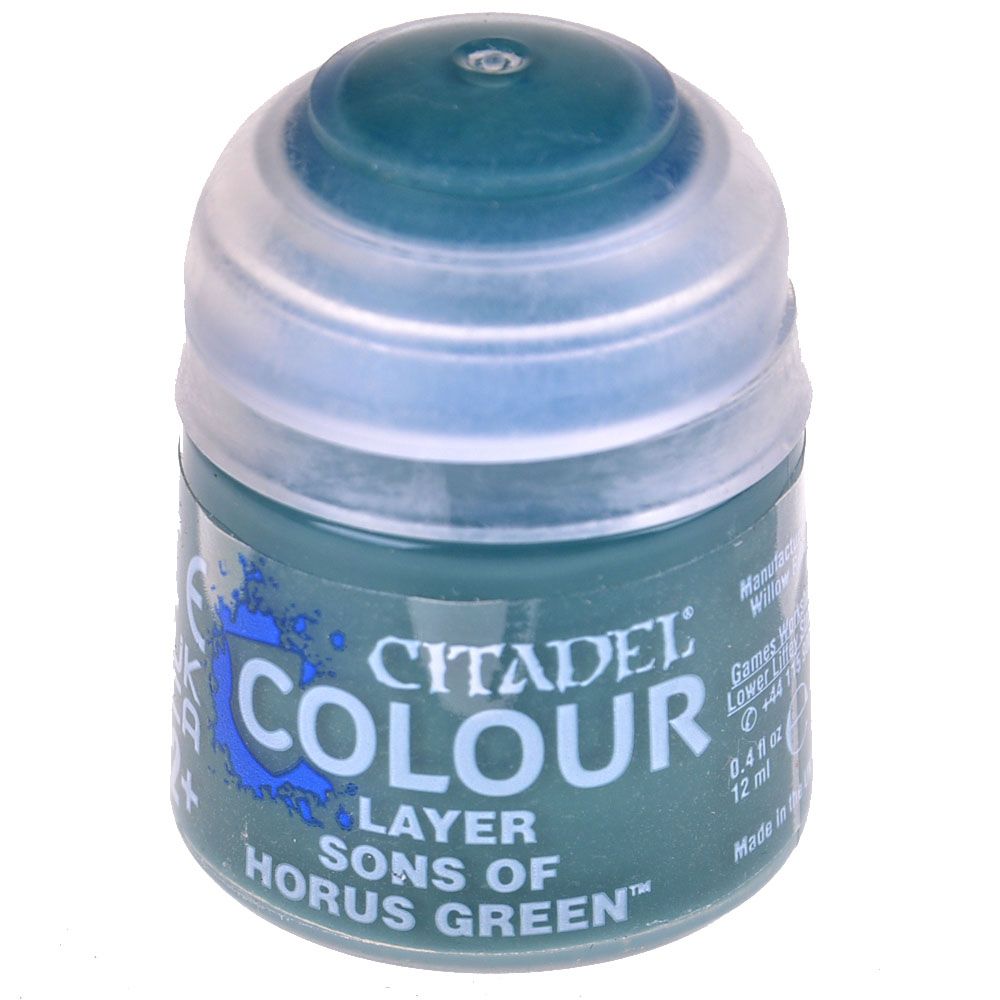 

Набор миниатюр Warhammer Games Workshop, Краска Layer: Sons of Horus Green (12ml) (2022)