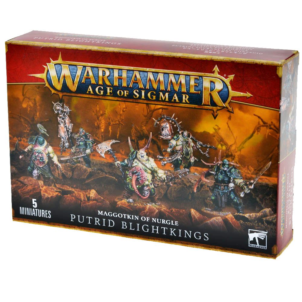 

Набор миниатюр Warhammer Games Workshop, Maggotkin of Nurgle: Putrid Blightkings