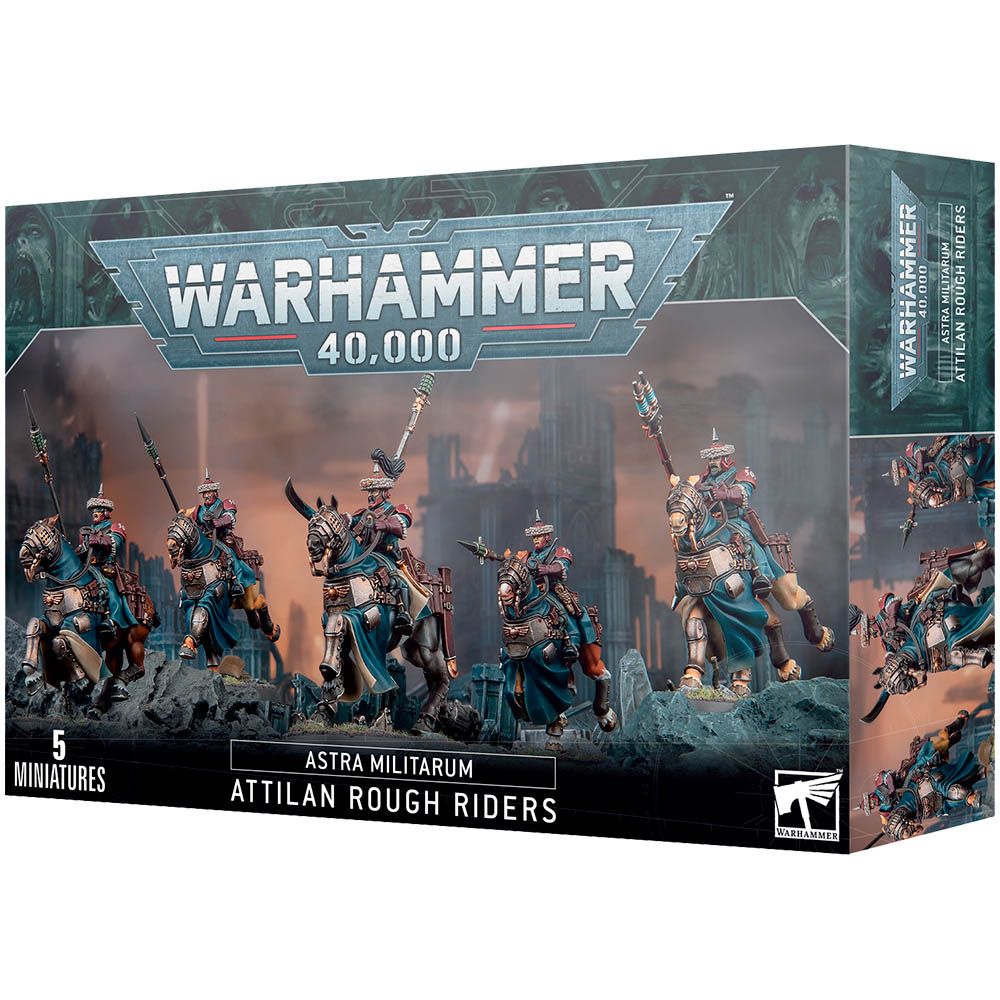 

Набор миниатюр Warhammer Games Workshop, Astra Militarum: Attilan Rough Riders